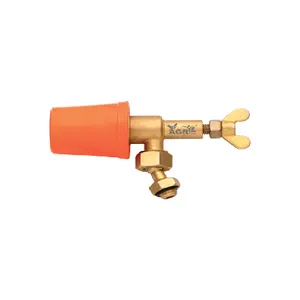 Ấn Độ nhà sản xuất 76 Mét súng phun với kết nối Orange 76 Mét Brass nông nghiệp súng phun với kết nối