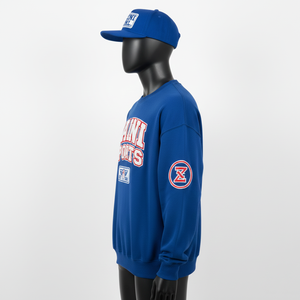 Sweat-shirts basiques en molleton de coton premium 300 GSM, style délavé avec panneau camouflage sur le devant, broderie personnalisée et logo imprimé - Product Image 3