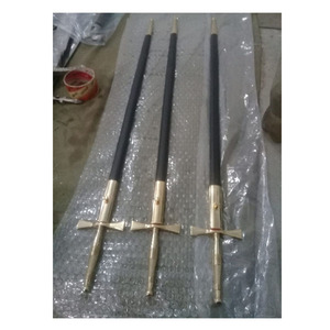 Espada Decorativa Masónica de Madera con Funda de Cuero 29.5 NUEVOS ESTILOS Y DISEÑOS EN 2025 Espada Japonesa Artes Marciales Juegos de Fundas de Madera - Product Image 3