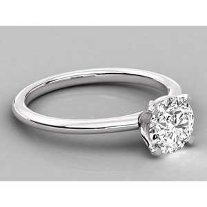 Anillo Solitario de Oro de 18K para Mujer con Diamante Cultivado en Laboratorio - Product Image 1