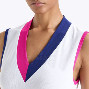 Uniformes de tennis respirants nouveau style pour femmes créez votre propre tenue de logo de sport pour vêtements de sport - Product Image 6