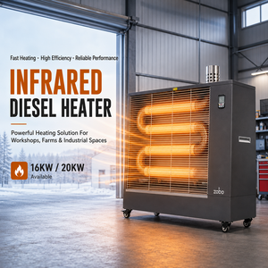 Chauffage infrarouge portable au diesel et au kérosène de Chine avec tube de chauffage radiant - Product Image 1