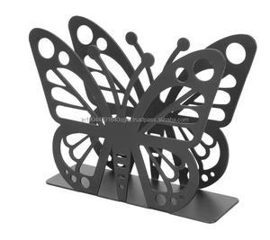 hot sale black Napkin Holder Hotel <b>butterfly</b> design Decorative Centerpiece Accessories Napkin Holder High Selling Holder - Product Image 4