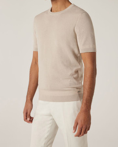 Pull en tricot de luxe pour hommes respirant et lavable 100% laine de mouton pull à manches longues avec logo et broderie personnalisés - Product Image 3