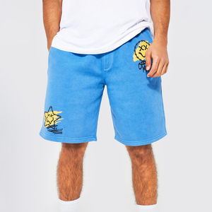 กางเกงขาสั้นเล่นกีฬาแบบมีซิปสำหรับผู้ชายกางเกงขาสั้นเล่นฟิตเนสแบบลำลองมีกระเป๋าดีไซน์ตามสั่งสำหรับฤดูร้อน - Product Image 1