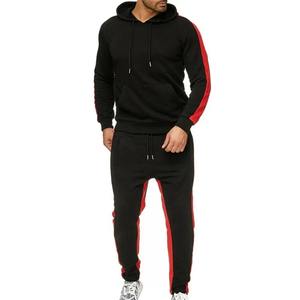 Sweat-shirt pantalon ensemble 3D coupe résistant au froid à la mode hommes survêtement poches à capuche à la mode survêtement - Product Image 3