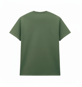 T-shirts pour hommes en coton 100% tricoté, formels, teints unis, poids lourd - Product Image 2