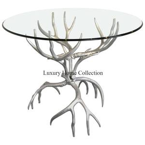 โต๊ะกาแฟทองเหลืองโบราณสีสวยหรูหราดีไซน์แบบแฟนซีโต๊ะสำหรับวางกลางโต๊ะเฟอร์นิเจอร์ห้องนั่งเล่น - Product Image 4