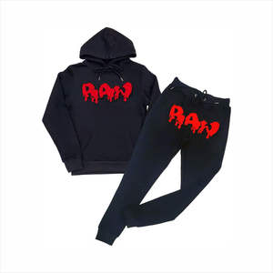 Chándales personalizados de alta calidad para hombre Chándal de poliéster con estampado de hojaldre para hombre Conjunto de chándal de nailon Chándal de invierno para hombre OEM - Product Image 1