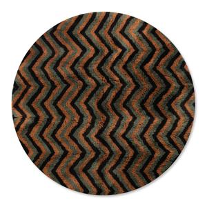 Authentic Moroccan Beni Ourain Handmade Rug Modern Azilal Tapis for Home Living Room and Kitchen Round Pattern Hallway Carpet - Product Image 1