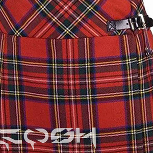 Kilt plisado ligero de calidad superior con correas de cuero, proveedor de Kilt de tartán escocés Stewart de Pakistán - Product Image 2