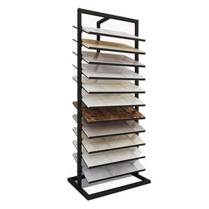 High Strength for Metal Build Customizable Antique Style Tile <b>Display</b> <b>Rack</b> Multi-Layer Stand Polished Surface Freestanding - Product Image 6