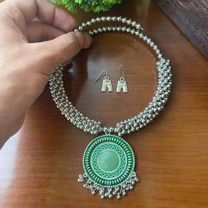 COLLIER AFGHANI VINTAGE BERRY ENSEMBLES DE COLLIER ET DE BOUCLES D'OREILLES TOP VENDUS DANS UNE BELLE FINITION STYLISTE SERVICE OEM ODM PAR AA IMPEX - Product Image 4