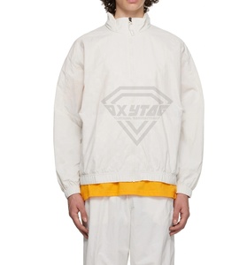 Conjunto personalizado para hombre, chaqueta de poliéster y nailon con cremallera, pantalones, conjunto cortavientos de dos piezas, chándal cortavientos personalizado para hombre - Product Image 2