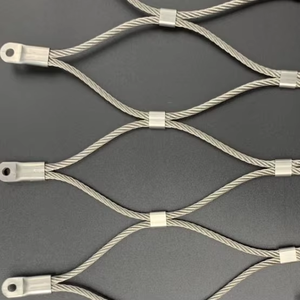 Rete in Fune d'Acciaio Inox 304 316 a Prezzo di Fabbrica, Fornitore OEM, Bassa Manutenzione, Barriera per Ponti, Infrastruttura di Sicurezza - Product Image 1