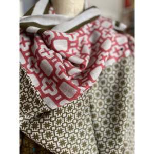 Fine Merino <b>Wool</b> Sienna Jacquard Pattern Product - Product Image 3