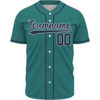 Maillot de baseball en polyester 100% en taille adulte maillot personnalisé maillot uniforme de baseball de l'équipe sportive de couleur unie