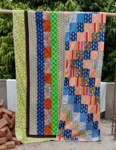 Couette en coton imprimé à la main, forme carrée multicolore, 100% coton doux, couettes pour bébé, décoration d'intérieur - Product Image 2