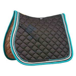 Tapis de selle de saut équestre en cuir de qualité supérieure Gel respirant infusé équitation saut dressage antidérapant - Product Image 1