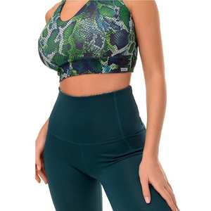 Ensemble de sport sans couture pour femmes, haut et leggings avec soutien-gorge de sport, yoga, pilates, gymnastique, pole dance, tenue de sport, vêtements de sport - Product Image 4