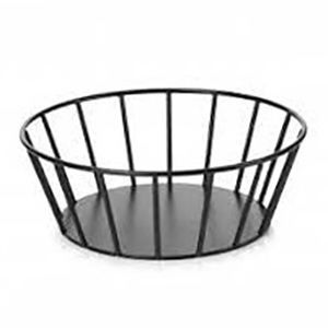 Cesta organizadora de alambre de hierro para almacenamiento de vajilla de cocina cesta de frutas decorativa para el hogar interior de Metal - Product Image 4