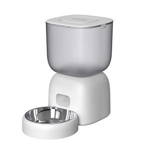Mangiatoie per cani e gatti Auto visibili 3L 1-4 pasti temporizzati precisi controllo delle porzioni di cibo alimentatore automatico per animali domestici - Product Image 1
