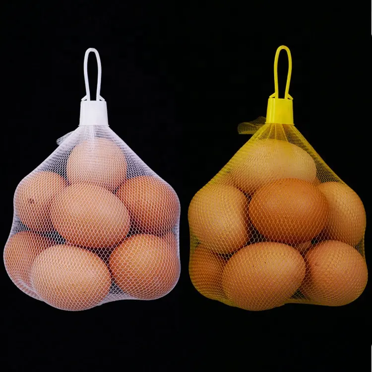 12 inch Drawstring Mesh Bag Reusable Washable Storage Bag Grocery Market Fruit Egg Onion Netting mesh bag