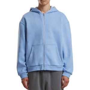 Sweat à capuche zippé personnalisé 440 g/m², poids lourd, unisexe, broderie, 100 % coton, respirant, anti-rétrécissement, style streetwear pour homme, automne - Product Image 5