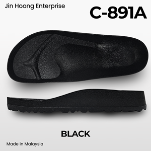 Jin Hoong C-891A para Niños, Suela de PVC Negra, Duradera, Ultraligera, Resistente al Agua, 38 mm de Grosor, Plantilla/Plantilla Interior Integrada Antideslizante - Product Image 3