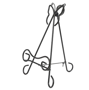 Supports de Présentation pour Assiettes en Métal, Présentoirs pour Livres, Fabrication Sur Mesure, Noir, Meilleur Prix - Product Image 1