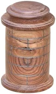 Resin Urn Wood Adults <b>for</b> <b>Ashes</b> Funeral Burial Lid Pet <b>Keepsakes</b> <b>for</b> Human Memorial Creative Urn Decorative - Product Image 5