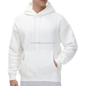Drawstring Closure Hoodie For Men's Clothing Streetwear basics cotton <b>blended</b> 100% Cotton Top Quality Hoodie For Men's - Product Image 5