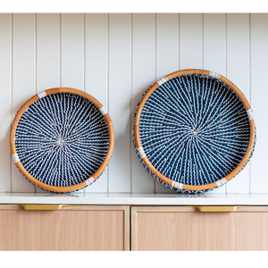 Choix populaire: Plateaux de service décoratifs en jonc de mer ronds fabriqués à la main du Vietnam, articles les plus vendus pour la décoration de la maison et du restaurant - Product Image 2