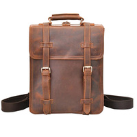 Mochila de Lujo para Portátil, Impermeable, con Paneles de Cuero PU, 20-39L, Portátil, Moderna, para Viajes, con Cierre, para Estudiantes Universitarios y Trabajadores de Oficina