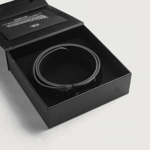Ceinture décontractée pour homme Allan en cuir de vachette de haute qualité avec boucle réglable en alliage de zinc, longueur personnalisable - Product Image 6