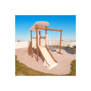 สนามเด็กเล่นไม้-สีสันสดใส ขนาด 100 ซม. สำหรับเด็กอายุ 1 ปีขึ้นไป - Product Image 3