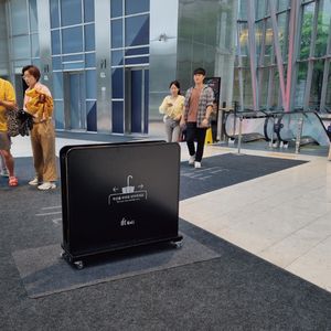 Secador de paraguas de acero PATENTADO Removedor de agua de paraguas Secador de paraguas húmedo (Tamaño: L, Color: Negro) hecho en Corea - Product Image 3