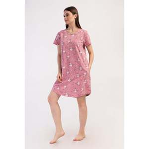 Túnica KADIN P.SUPREM O YAKA KISA KOL ETEGI OVAL CEPLI - ROSA - ROSA - Product Image 1