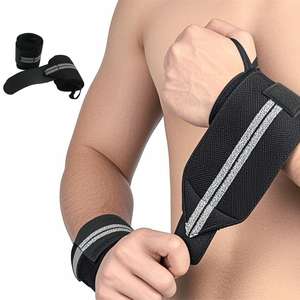 Muñequeras Deportivas Personalizadas Heaven Earth, 100% Algodón, Antideslizantes, para Hombres y Mujeres, Levantamiento de Pesas - Product Image 1