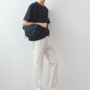 Camiseta Anti-pilling para Hombre Algodón de Gran Tamaño Unisex Manga Corta Cuello Redondo Suelto Básico Sólido Atlético - Product Image 4