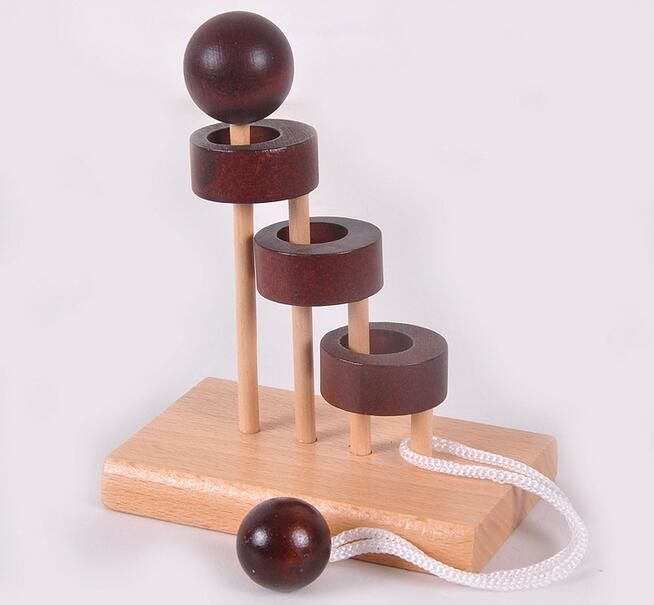 Jeu de Casse-Tête de Corde Torsadée pour Dénouer la Corde, Jeu de Nœud, Très Adapté à l'Interaction Parent-Enfant, Jouet Anti-Stress Portable
