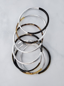 Brazaletes de Cuerno Natural de Moda, Joyería de Lujo Hecha a Mano, Calidad Premium, Regalo Unisex, Tradebyd - Product Image 2