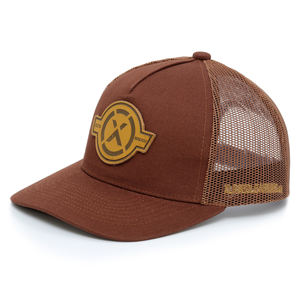 Chapeau de camionneur à 5 panneaux de style de rue personnalisé de haute qualité casquette de Baseball en cuir tissu haut de gamme - Product Image 1