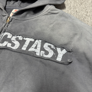 Sudadera con Capucha para Hombre, Corte Regular, Algodón Puro de Alta Calidad, Estilo Francés, Bordado con Hilo de Anillo, Logotipo Personalizado, Pedrería - Product Image 3