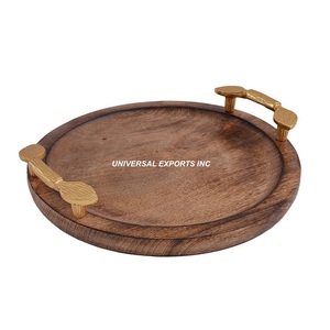 Bandeja de chocolate de madera de mesa Bandeja de chocolate hecha a mano con acabado natural Bandeja de chocolate de madera nueva de alta calidad - Product Image 1