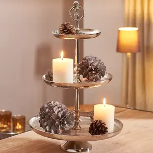 New Trend Handmade Cake Stand for Luxury Interior Decor Styling Cake Stand Iron and <b>Resin</b> <b>Epoxy</b> Mold for Hotels and Zahid Export - Product Image 2