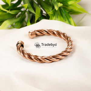 Premium Quality <b>Copper</b> Bracelets for Health & Style Arthritis Aid Jewelry with Comfort Unisex by Tradebyd - Product Image 4
