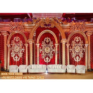 Grande scène de réception de mariage de style arabe moderne Idées de décoration uniques et majestueuses à vendre - Product Image 1