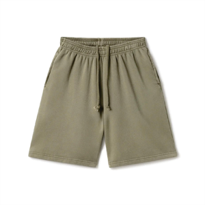 Pantalones cortos de hombre de algodón de felpa francesa reflectante con logotipo personalizado, pantalones cortos deportivos para entrenamiento, correr, entrenamiento, gimnasio - Product Image 1