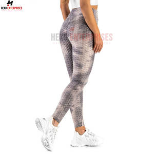 Mallas de Yoga de alta calidad para mujer, ropa de entrenamiento de cintura alta de Color sólido, mallas de diseño único, talla XL - Product Image 2